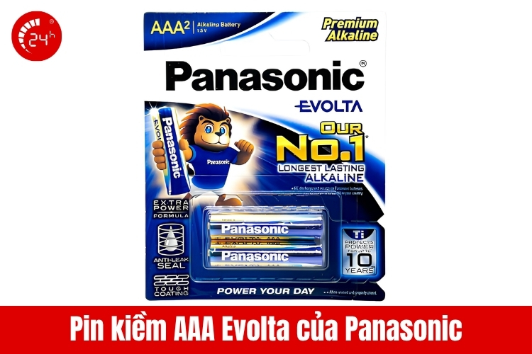 Pin kiềm AAA Evolta của Panasonic