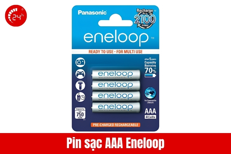 Pin sạc AAA Eneloop