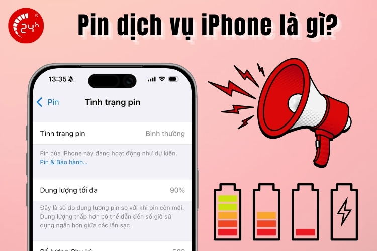 pin dịch vụ iphone là gì