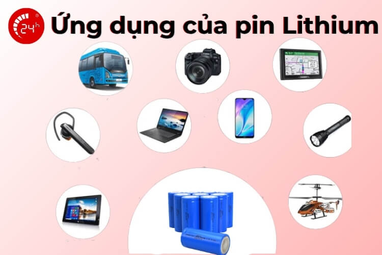 Ứng dụng của pin Lithium