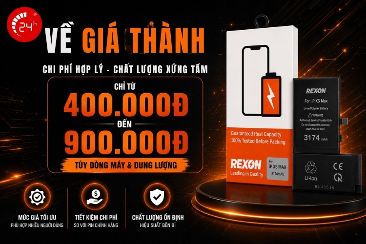 Đánh giá pin Rexon về giá thành