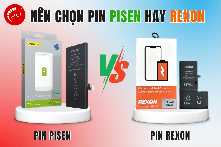 Nên chọn pin Pisen hay Rexon