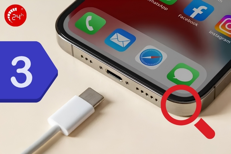 Cách gỡ ốp lưng bước 3