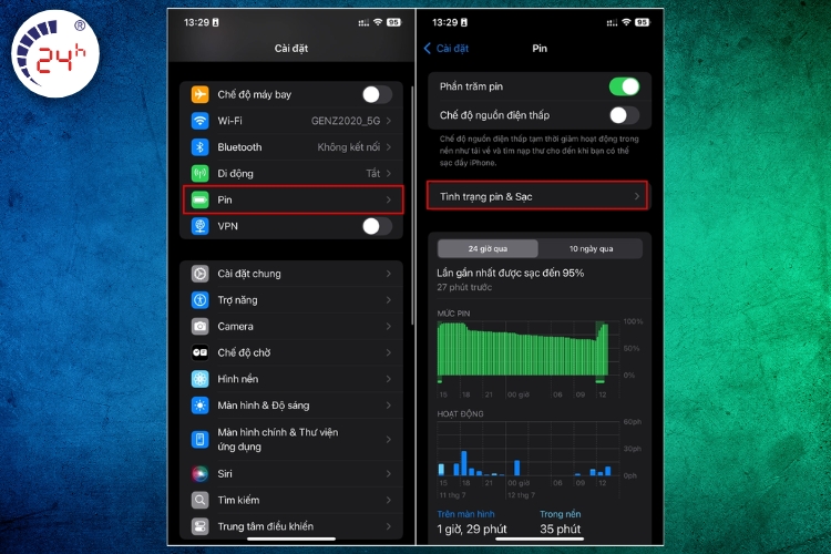 Cách bật - tắt Sạc pin được tối ưu hóa trên iPhone