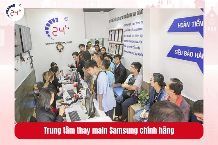 Mang đến trung tâm sửa, thay main Samsung gần nhất để kiểm tra và sửa chữa