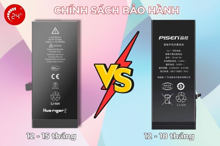 So sánh chính sách bảo hành pin EU và Pisen