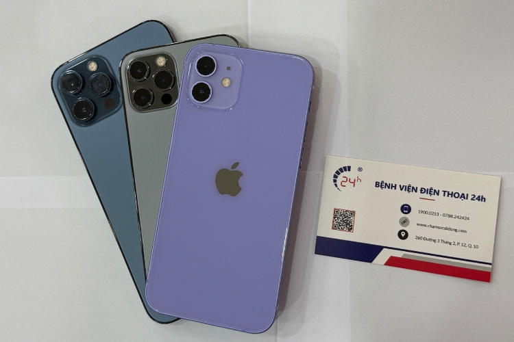 Thay pin iPhone 12 tại Bệnh viện Điện thoại, Laptop 24h