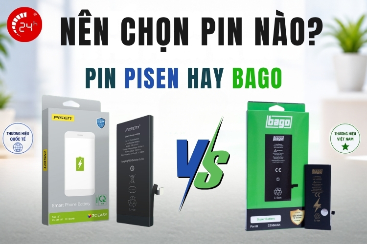 Chọn pin Pisen hay Bago