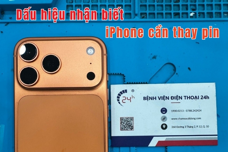 Dấu hiệu nhận biết iPhone cần thay pin