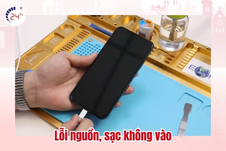 Lỗi nguồn, sạc không vào