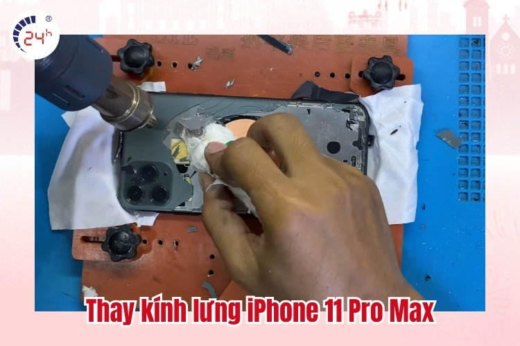 Thay kính lưng iPhone 11 Pro Max
