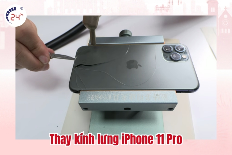 Thay kính lưng iPhone 11 Pro