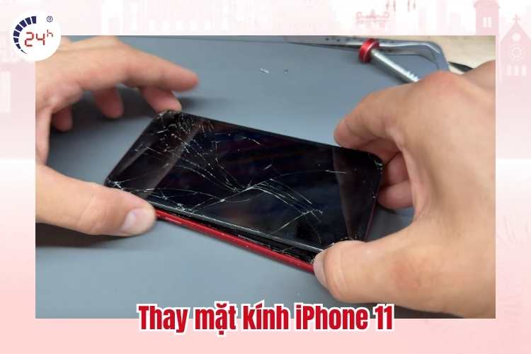 Thay mặt kính iPhone 11
