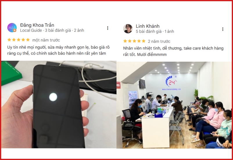 Đánh giá tốt về dịch vụ sửa chữa iPhone 11 Series