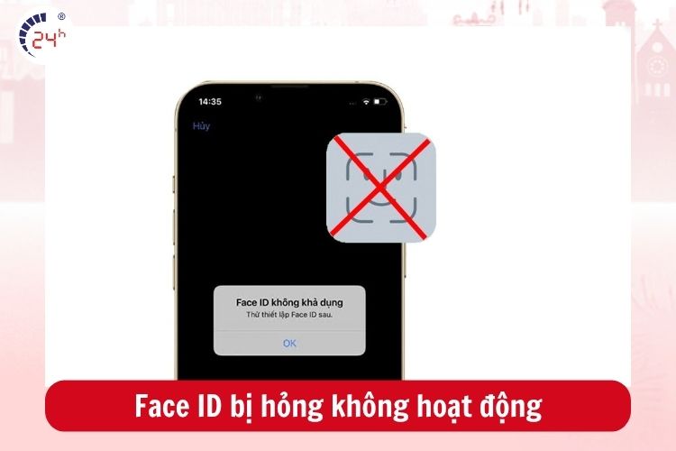 Lỗi Face ID không hoạt động ở iPhone 16 series