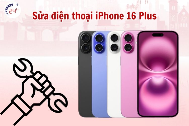 Các loại dịch vụ sửa chữa iPhone 16 Plus