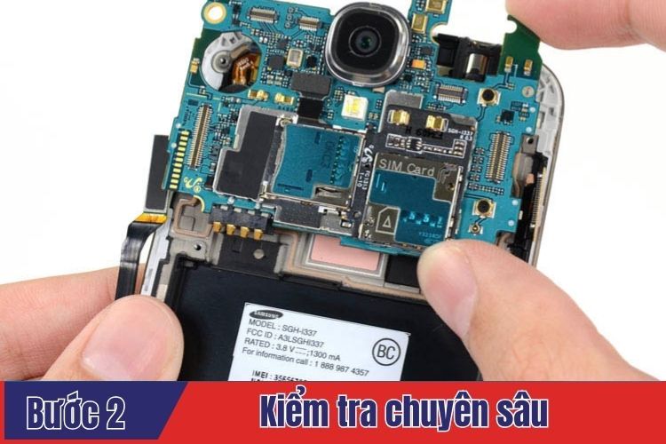Kiểm tra chuyên sâu trình trạng Samsung J cần sửa chữa