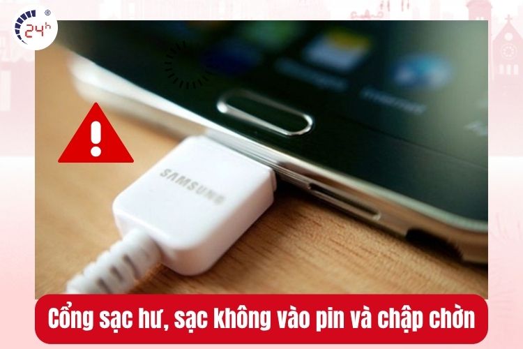 Cổng sạc Samsung J bị hư, cắm sạc không ổn định