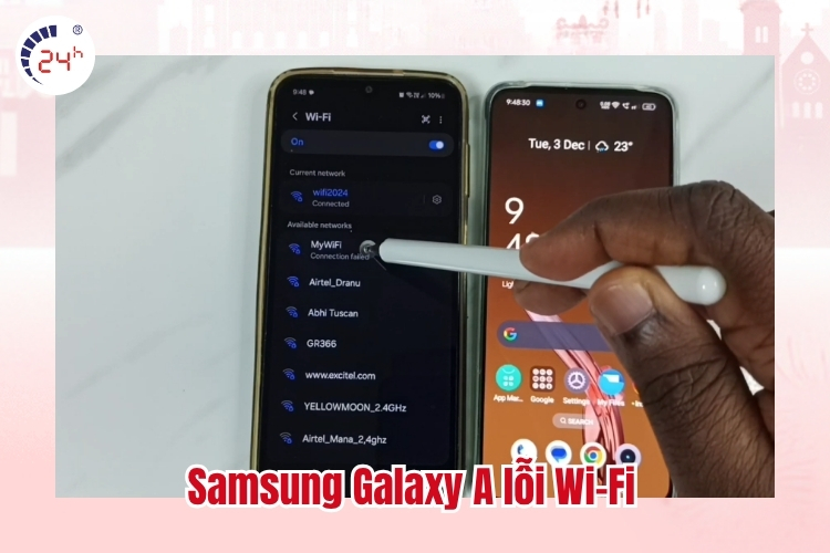 Lỗi Wi-Fi Samsung Galaxy A