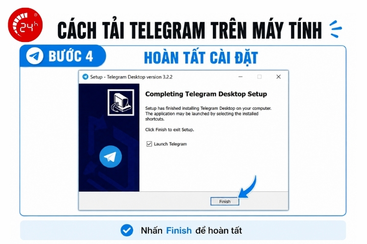 Tải app Telegram trên máy tính B4