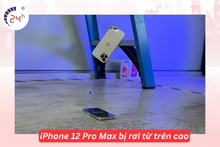 iphone 12 pro max bị rơi từ trên cao