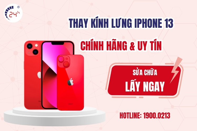 thay kính lưng iPhone 13