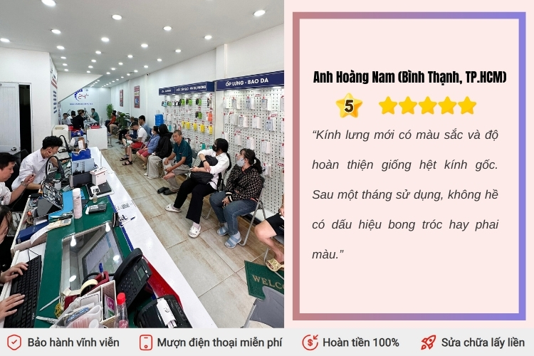thay kính lưng iPhone 15 pro 