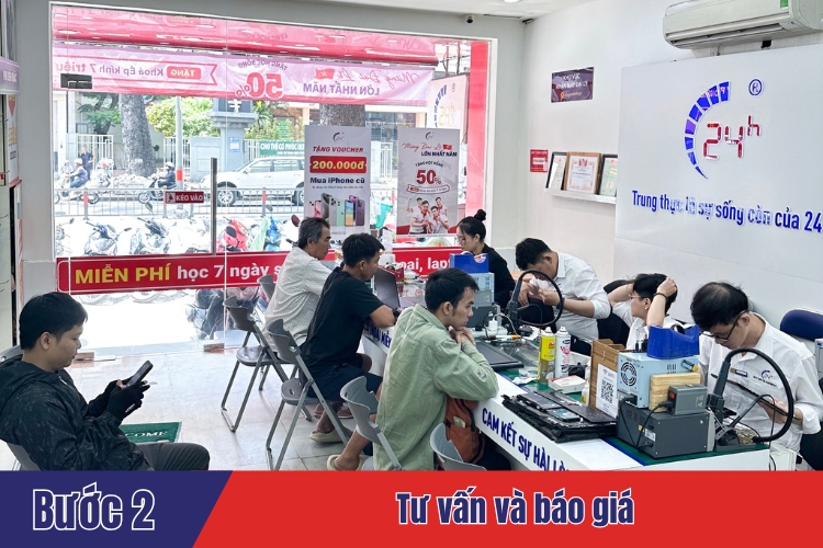 Thay mặt kính iPhone 11 