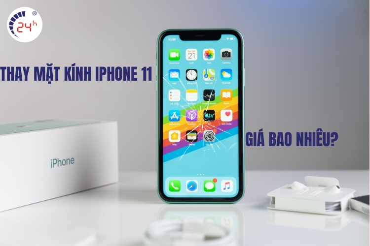 Thay mặt kính iPhone 11 