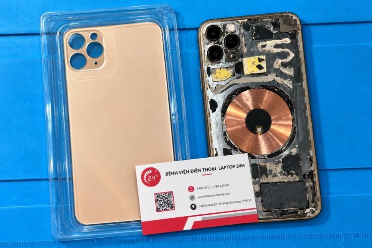 địa chỉ thay kính lưng iphone 11 pro max