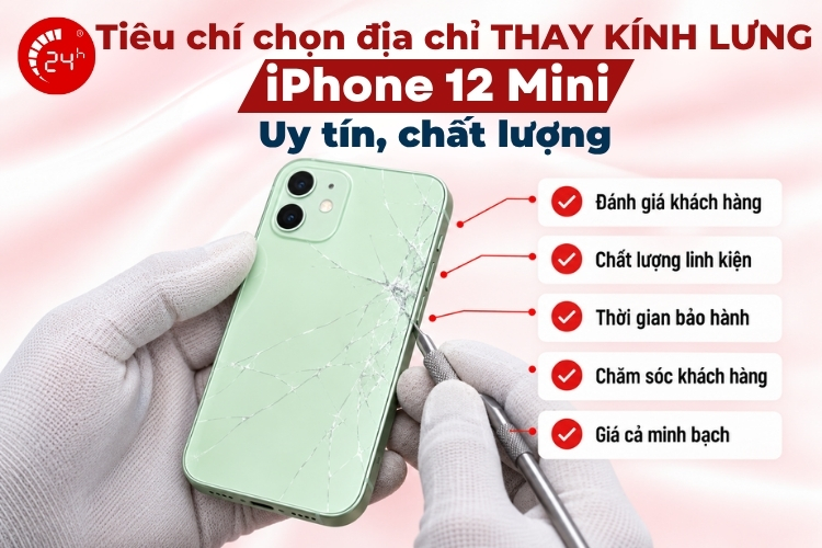 Giá thay lưng iPhone 12 Mini