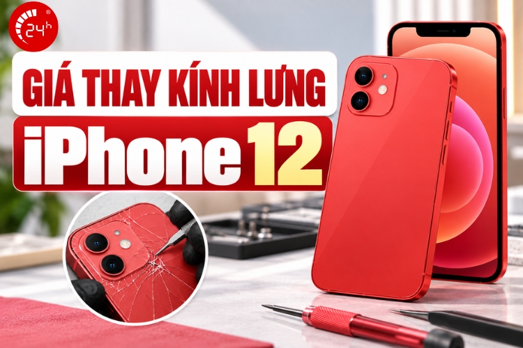 Giá thay kính lưng iPhone 12