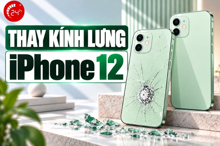 Thay kính lưng iPhone 12