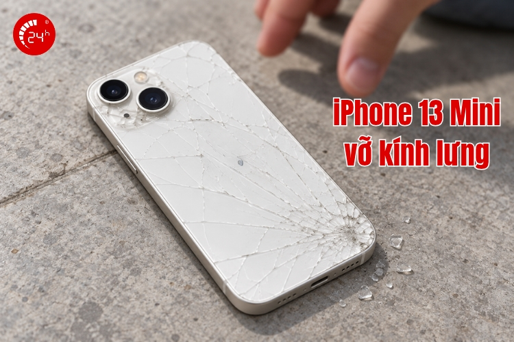 Nguyên nhân hỏng kính lưng iPhone 13 Mini
