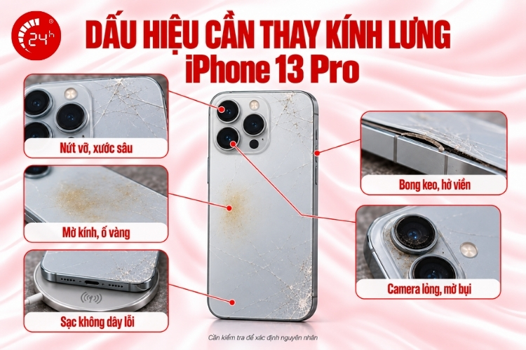 Khi nào nên thay kính lưng iPhone 13 Pro