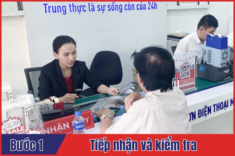 Quy trình thay kính lưng iPhone 14 Pro Max 