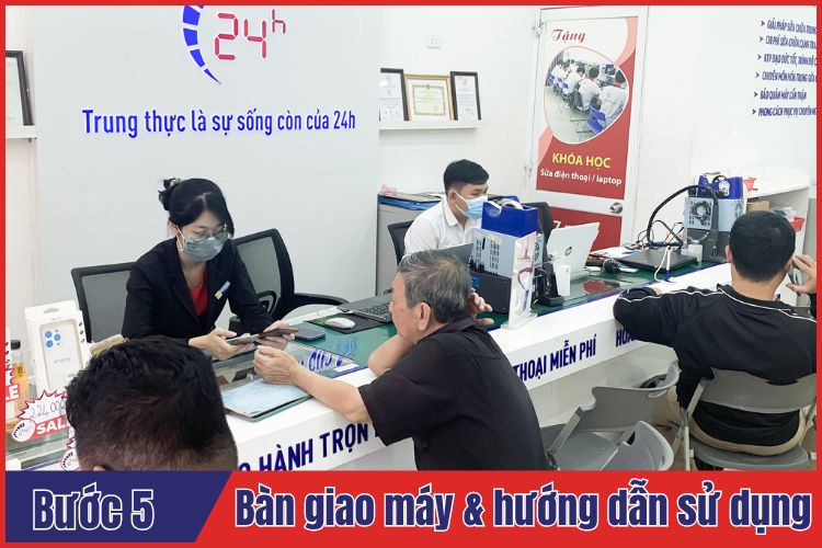 Quy trình thay kính lưng iPhone 14 Pro Max 