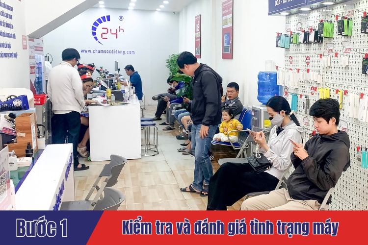 Quy trình thay mặt kính sau iPhone 15 Plus 