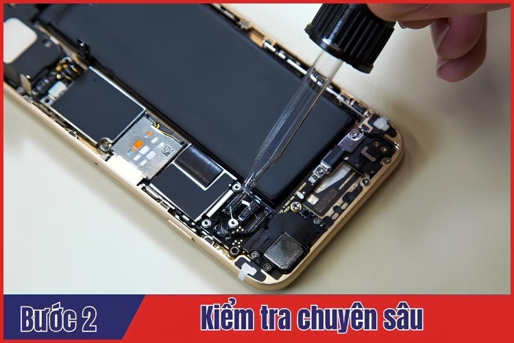 Kiểm tra chuyên sâu trình trạng iPhone 16 cần thay kính lưng 