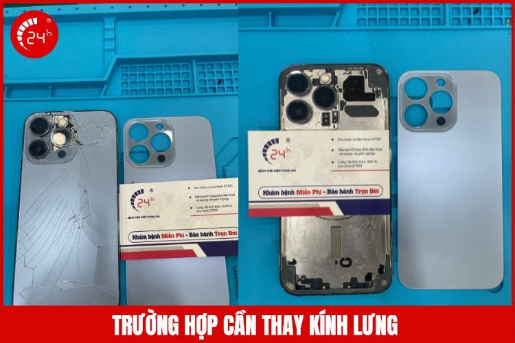 trường hợp cần thay kính lưng