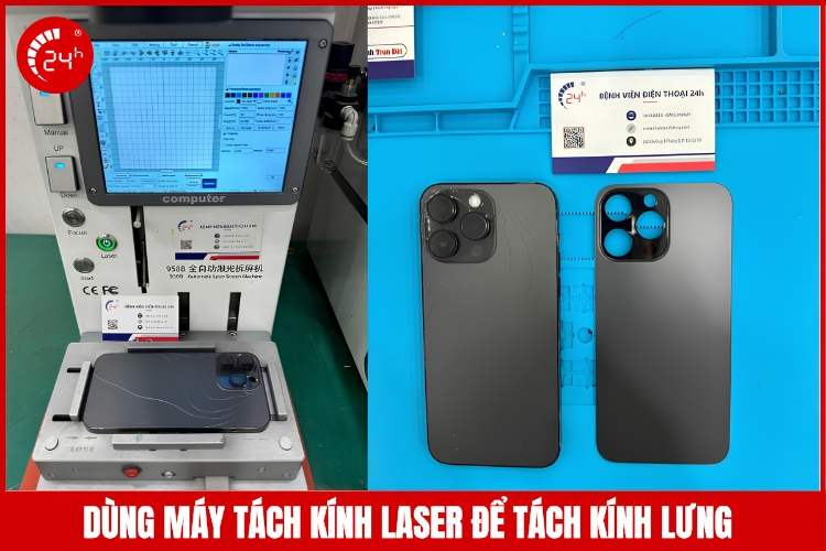 máy tách kính laser