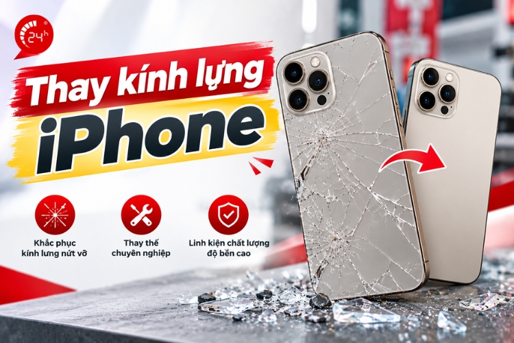 thay kính lưng iPhone