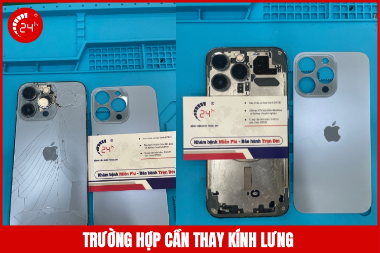 trường hợp cần thay kính lưng