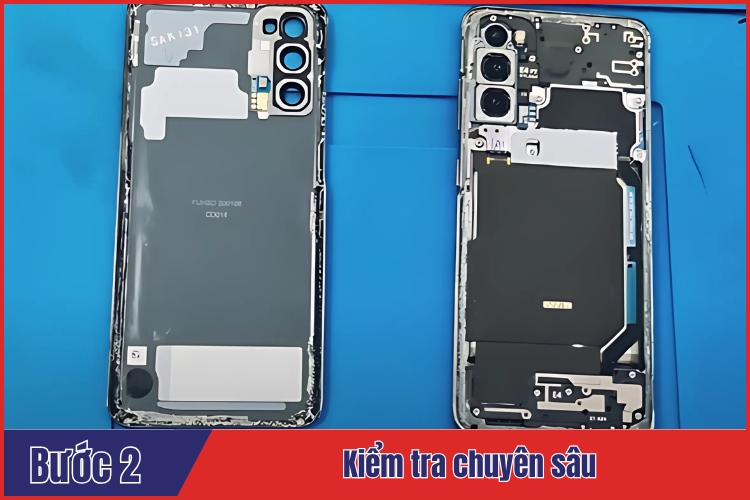Kiểm tra chuyên sâu tình trạng màn hình Samsung S20 Plus tại chamsocdidong.com 