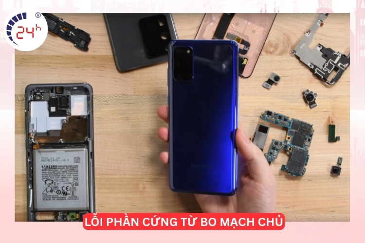 màn hình Samsung S20 Plus bị lỗi phần cứng