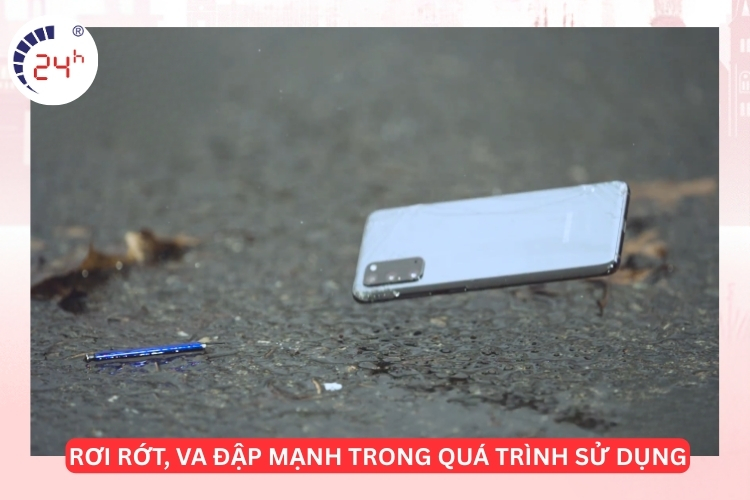 màn hình Samsung S20 Plus bị rơi rớt