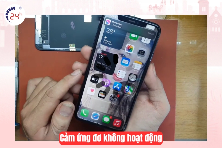 Thay màn hình iphone 11 pro max bị đơ màn hình
