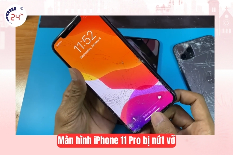 Màn hình iPhone 11 Pro gặp sự cố bị nứt hoặc vỡ