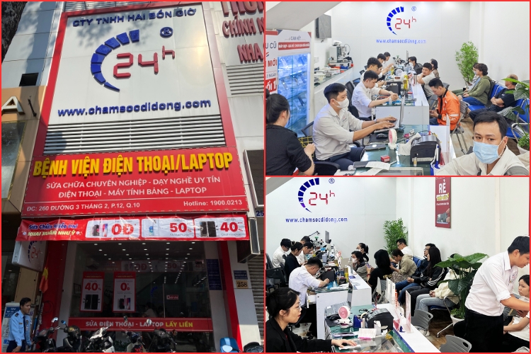 Bệnh VIện Điện Thoại, Laptop 24h