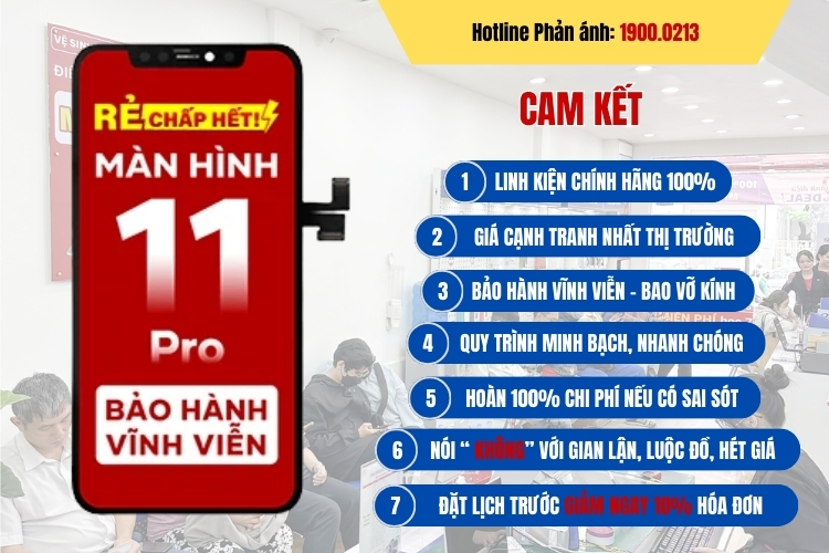 cam kết của Bệnh Viện Điện Thoại, Laptop 24h